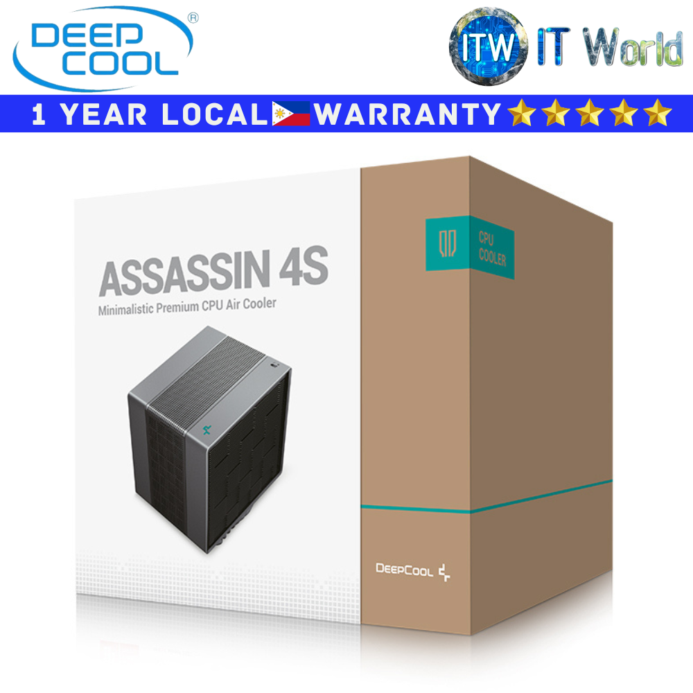 Deepcool CPU Cooler PC Fan CPU Fan PC Fan PC Cooling Assassin 4S Black (R-ASN4S-BKGPMN-G)