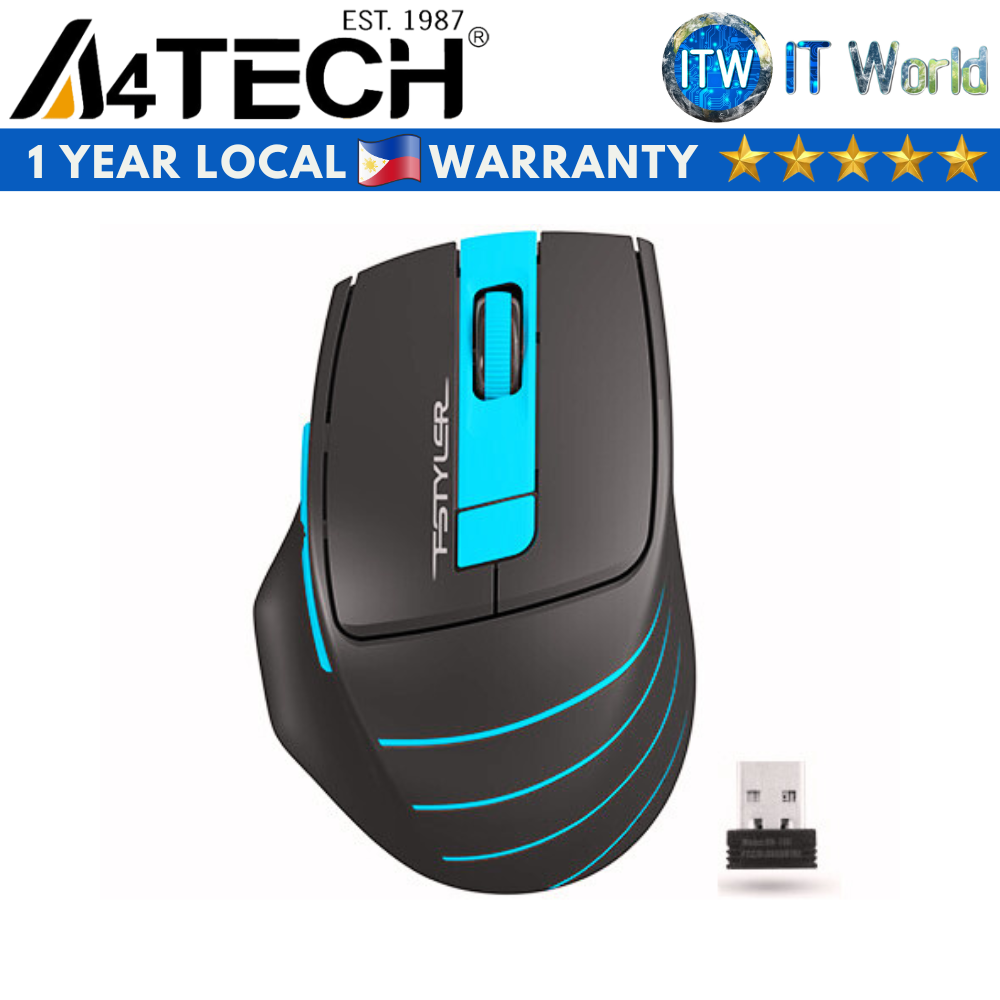 A4tech FG30 - 2.4GHz Optical Wireless Mouse (Blue)