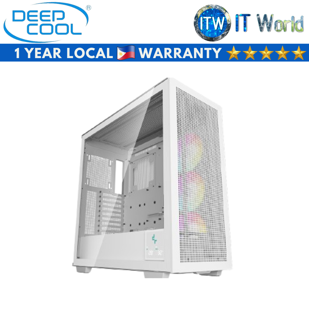 Deepcool Morpheus Modular High Airflow ATX+ Tempered Glass PC Case White (MORPHEUS-WHAPA1-G-1)