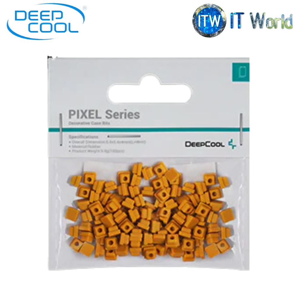 Deepcool Pixel Series Silicon Bits Pumpkin Orange (R-PIXEL-PO100-G-1)