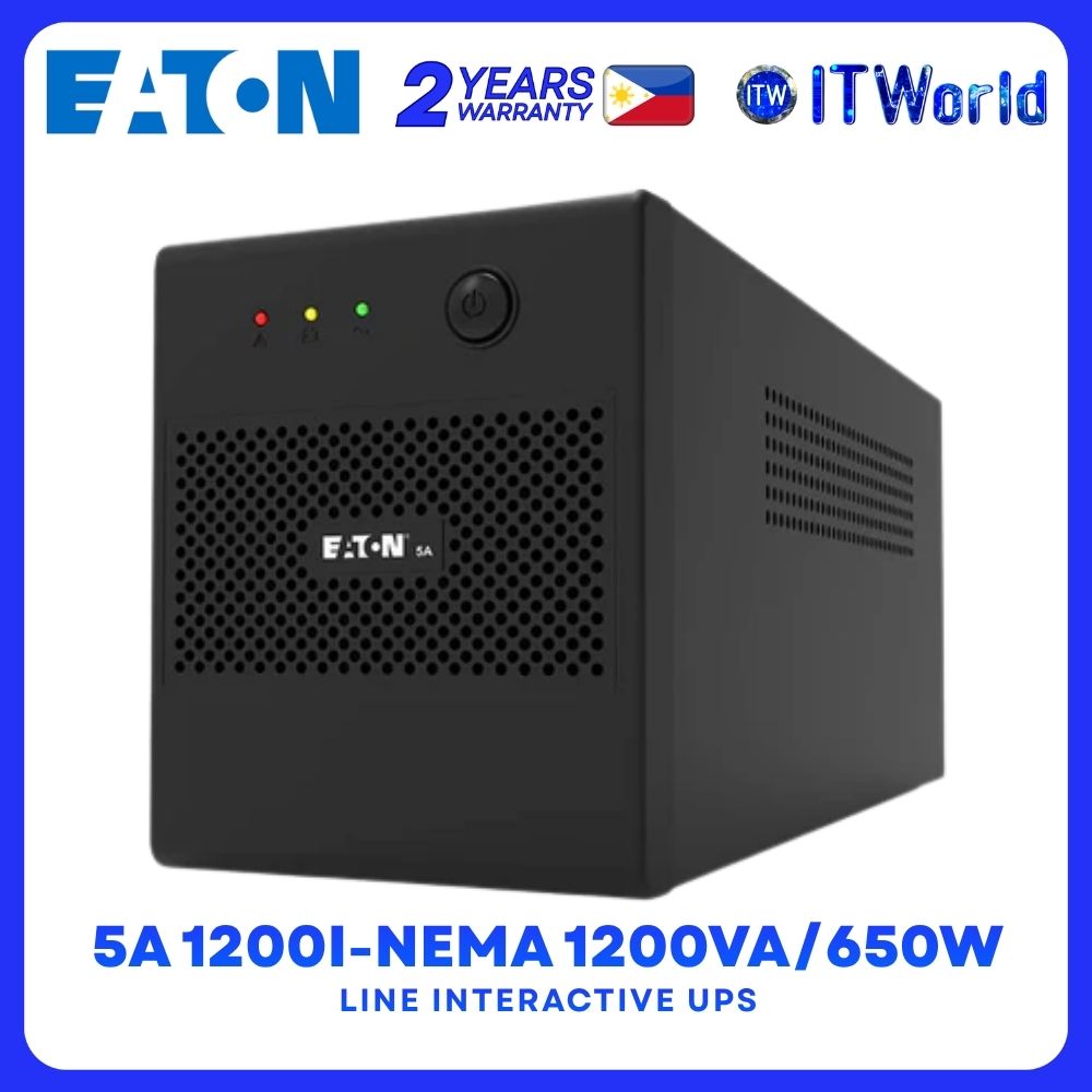 Eaton 5A 1200I-NEMA 1200VA/650W Tower Single-Phase Line Interactive UPS
