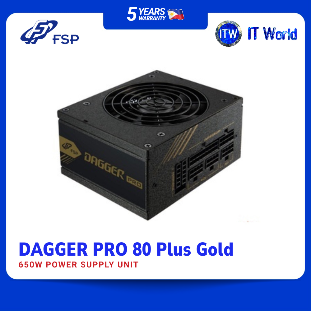 FSP DAGGER PRO 650W 80 Plus Gold SFX Power Supply Unit (FSP-SDA2-650)