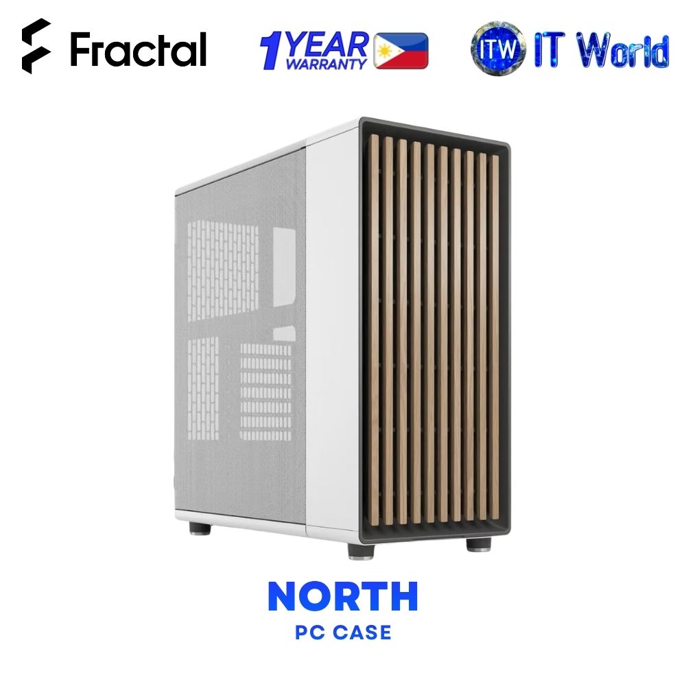 Fractal Design North Mesh Gaming PC Case (Charcoal Black/Chalk White)