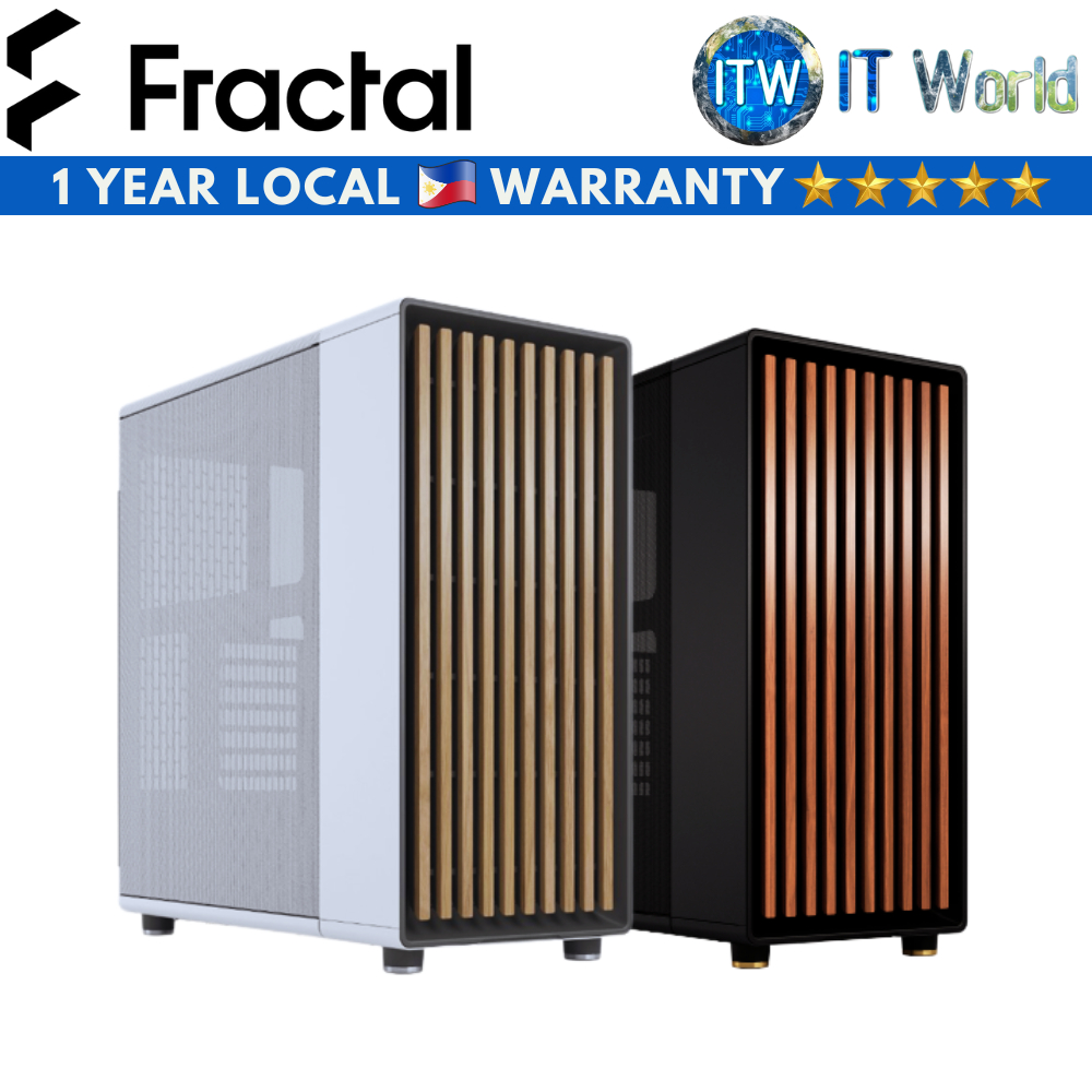 Itw | Fractal Design North Mesh Gaming PC Case (Charcoal Black/Chalk White)