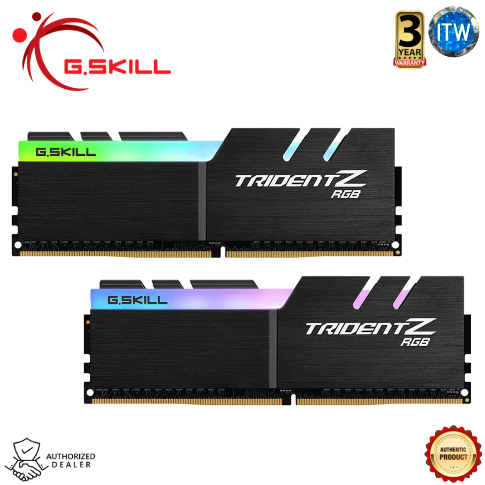 G.Skill DDR4 RAM 16GB (8GBx2) 4266Mhz Trident Z RGB Desktop Memory (F4-4266C19D-16GTZRC)