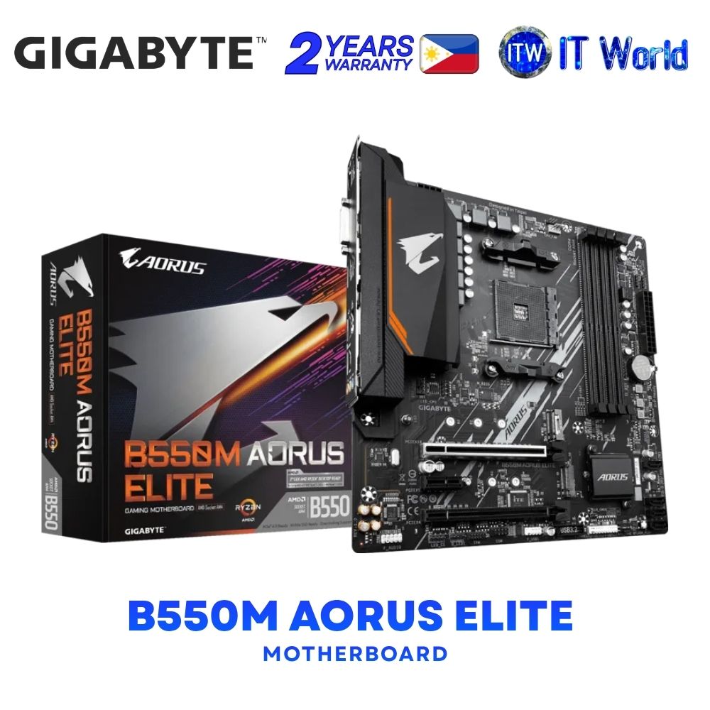 Gigabyte B550M Aorus Elite micro-ATX AM4 DDR4 AMD B550 Chipset Motherboard GA-B550M-AORUS-ELITE