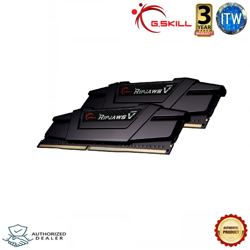 GSKILL RIPJAWS V F4-3600C18D-16GVK 16GB (2x8GB) 3600MHz DDR4 RAM
