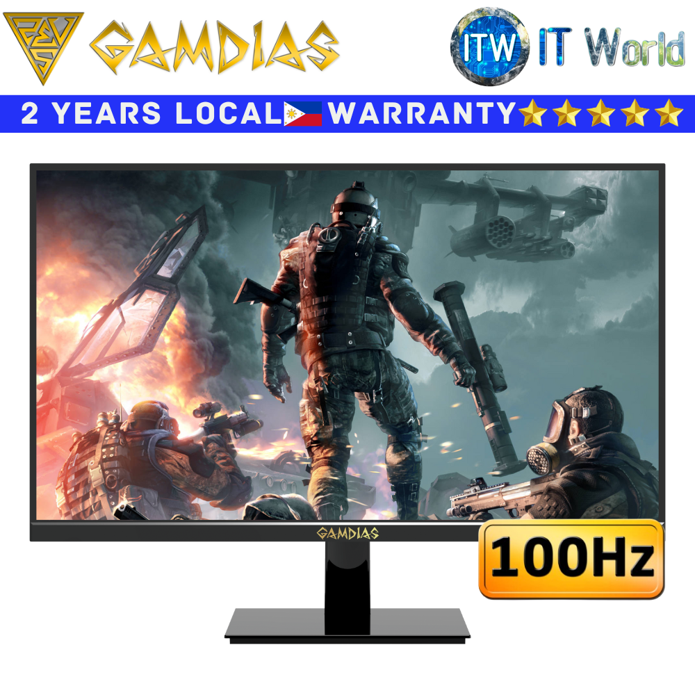 Gamdias Gaming Monitor 22" 100Hz / 1920 x 1080 FHD / VA / FreeSync / Adaptive-Sync Atlas | itw