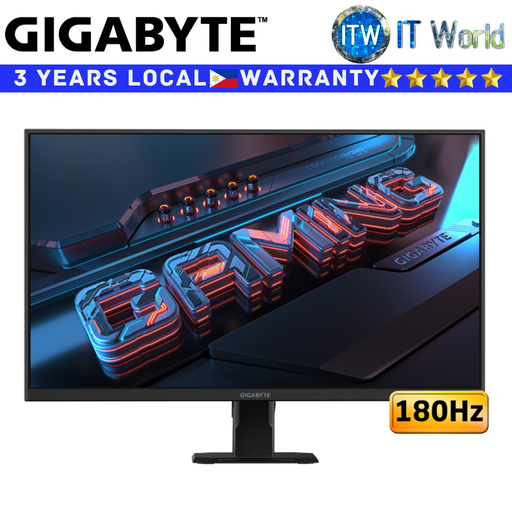 [GP-GS27QA-AP] Gigabyte Gaming Monitor GS27QA 27" 180Hz 2560x1440 QHD IPS 1ms MPRT Flicker-free Non-Glare | itw