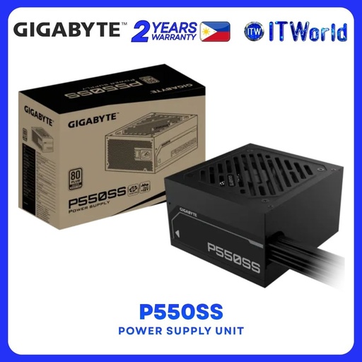 [GP-P550SS] Gigabyte P550SS 550W 80Plus Silver Fluid Dynamic Bearing Power Supply Unit GP-P550SS