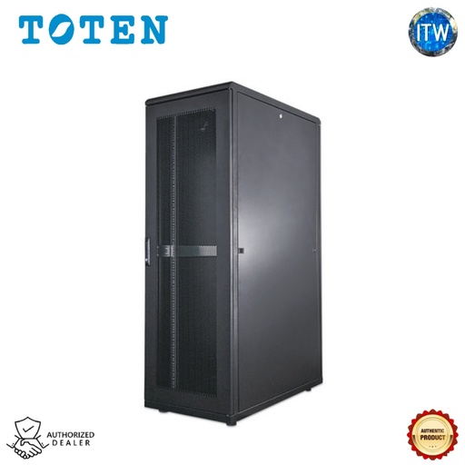 [G3.8042.9801] TOTEN Professional 42U Network Rack Cabinet – 19″, Server, Equipment Rack/Enclosure (G3.8042.9801)