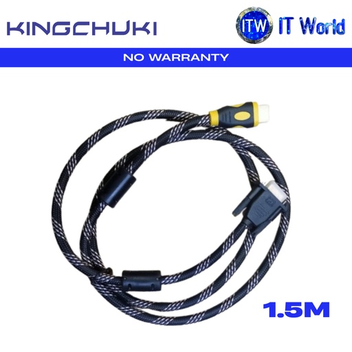 [HDMI-VGA CABLE] Itw | Kingchuki 1.5M Monitor Cable HDMI to VGA Male to Male (HDMI-VGA CABLE)