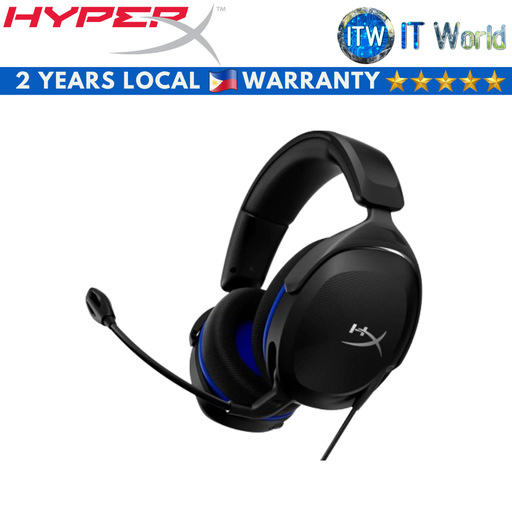 [6H9B6AA (black)] HyperX Clouder Stinger 2 Core PS5 Wired Gaming Headset Black (6H9B6AA)