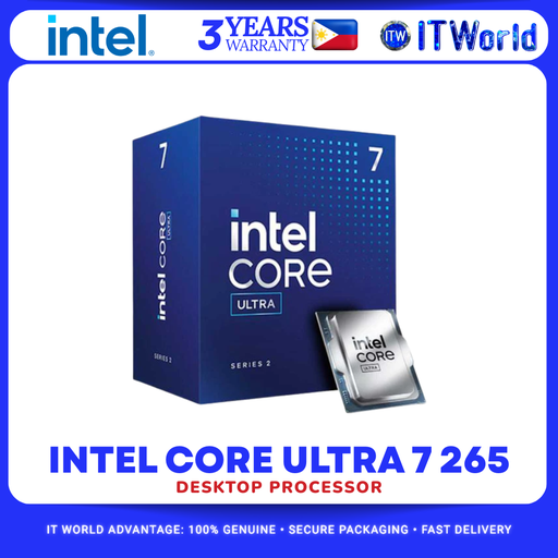 [INTEL-BX80768265-99CN99] Intel Core Ultra 7 265 20-Core 30M Cache Up to 5.3GHz LGA1851 Desktop Processor itw