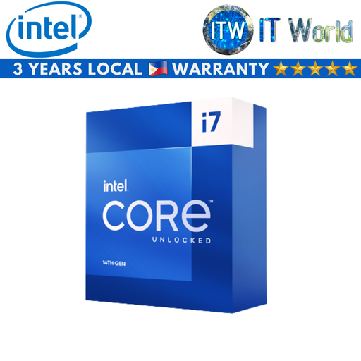 [INTEL-BX8071514700K-99CFXW] Intel Core i7-14700K 33MB Cache, up to 5.60Ghz Desktop Processor