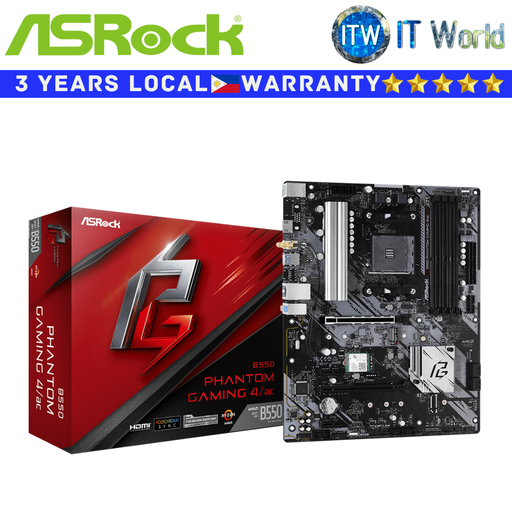 [Asrock B550 Phantom Gaming 4/AC] Itw | ASRock Motherboard B550 Phantom Gaming 4/ac ATX AM4 DDR4