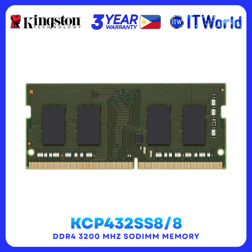 [KCP432SS8/8] Kingston KCP432SS8/8 8GB DDR4 3200MHz SO-DIMM Laptop Memory RAM