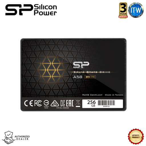 [256gb] Silicon Power Ace A58 - 3D NAND TLC, SATA III, 2.5&quot; 7mm (0.28&quot;) Internal Solid State Drive (256GB)