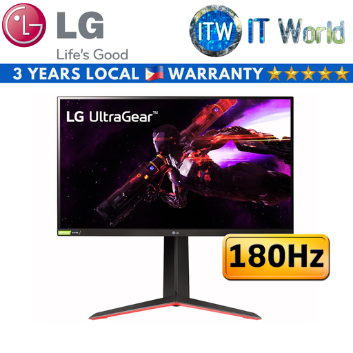 [27GP850-B] LG Ultragear 27GP850-B | 27" (2560x1440 QHD) | 165 (OC 180Hz) | IPS | 1ms Gaming Monitor