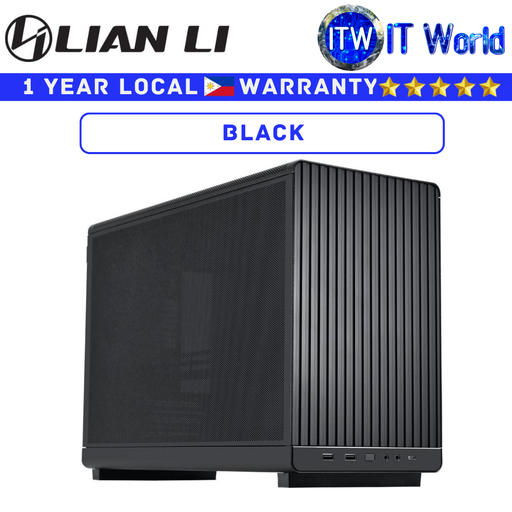 [G99.A3X.00] Lian Li Computer PC Case A3-mATX Minimalistic Black (G99.A3X.00)
