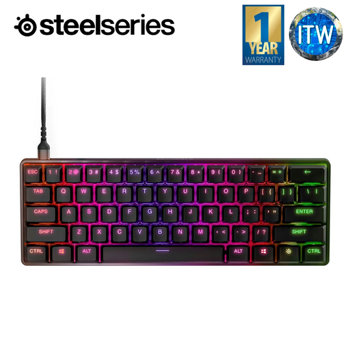 [64837] Steelseries Apex 9 Mini US - Detachable USB Type-C, Gaming Keyboard (64837)