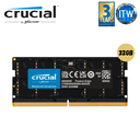 Crucial RAM 32GB DDR5 4800MHz SODIMM CL40 Laptop Memory CT32G48C40S5