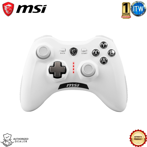 [GC30 V2 White] MSI Force GC30 V2 - USB 2.0 Wireless Gaming Controller ( Black & White )