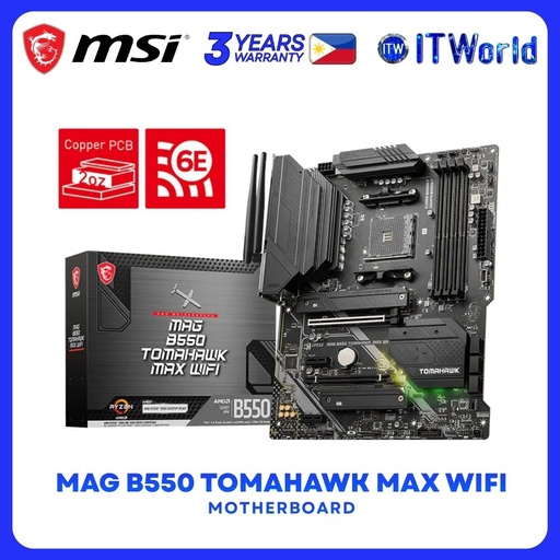 [MAG-B550-TOMAHAWK-MAX-WIFI] MSI MAG B550 Tomahawk Max Wifi ATX AM4 DDR4 Motherboard