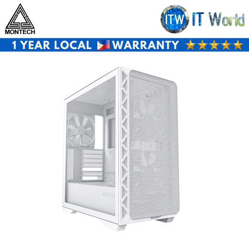 [Air 903 Base White] Montech Air 903 Base E-ATX Mid Tower PC Case (White)