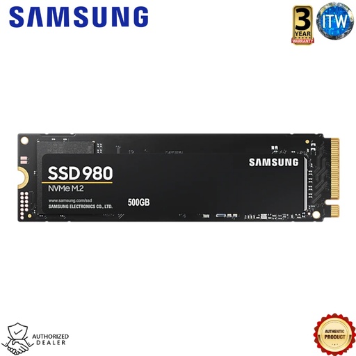 [MZ-V8V500BW] SAMSUNG 980 | 500GB | PCIe 3.0 | NVMe M.2 SSD | (MZ-V8V500BW)
