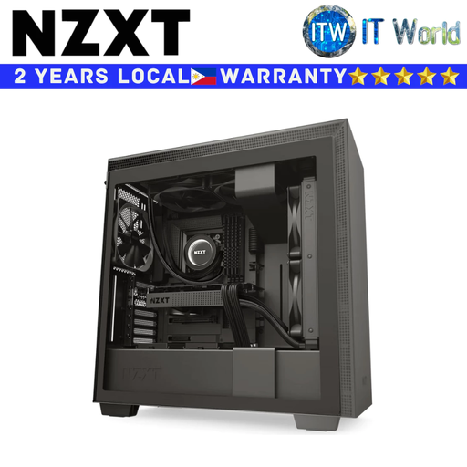 [NZXT CA-H710B-B1 H710] NZXT Computer PC Case H710 Mid-Tower Matte Black with Tempered Glass (CA-H710B-B1)