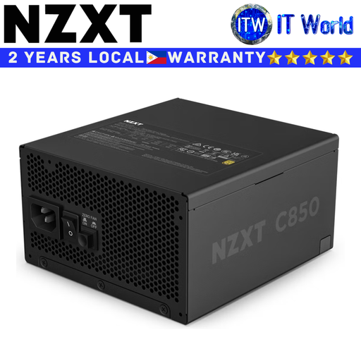 [PA-8G2BB-US] NZXT Computer PSU 850W Power Supply Unit C850 80+ Gold ATX3.1 Fully Modular Black (PA-8G2BB-US)