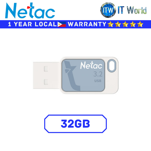 [UA31 32GB SKYBLUE] Netac USB Flash Drive UA31 Sky Blue 32GB USB 2.0