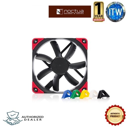 [NF-S12A PWM chromax.black.swap] Noctua NF-S12A PWM chromax.black.swap Premium grade quiet 120mm 4-Pin CPU Cooling Fan