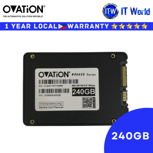 [BREEZE 240G] Itw | Ovation 2.5" SATA3 Breeze Series Solid State Drive - internal SSD - 120GB and 240GB