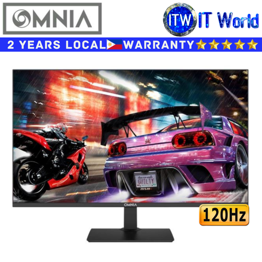 [OMNIA FI27HC] Omnia LED Monitor FI27HC 27" (1920 x 1080 FHD) / 120Hz / IPS / 1ms MPRT