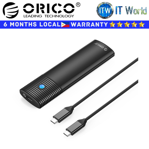 [PWM2-G2 BLACK] Orico M2 NVMe HDD M 2 NVMe HDD Enclosure USB3.2 Gen2 Type-C Black (PWM2-G2)