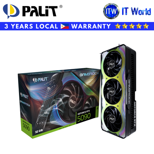 [NE75090019R5-GB2020G] Itw | Palit GeForce RTX 5090 GameRock, 32GB GDDR7, 512-bit Graphics Card
