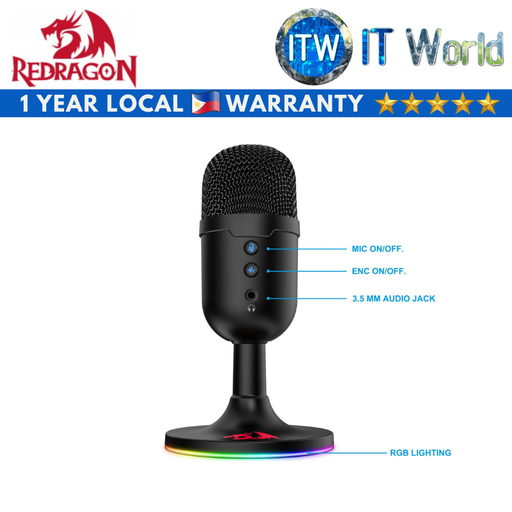 [Redragon GM303 PULSAR] Redragon GM303 Pulsar Streaming Microphone