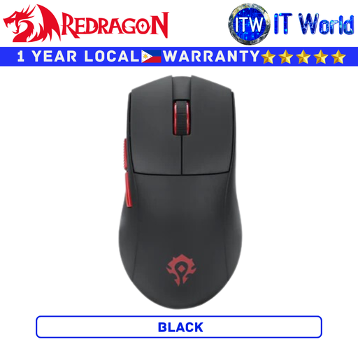 [YGK01 BLACK] Redragon Gaming Mouse World of Warcraft YGK01 Ultra Lightweight (Black)