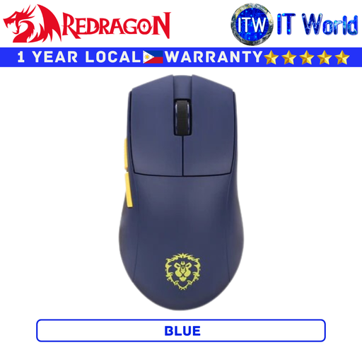 [YGK01 MOUSE BLUE] Redragon Gaming Mouse World of Warcraft YGK01 Ultra Lightweight (Blue)