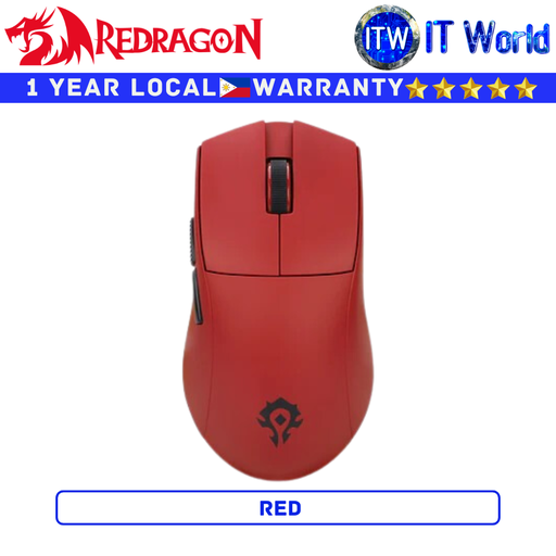 [YGK01 RED] Redragon Gaming Mouse World of Warcraft YGK01 Ultra Lightweight (Red)