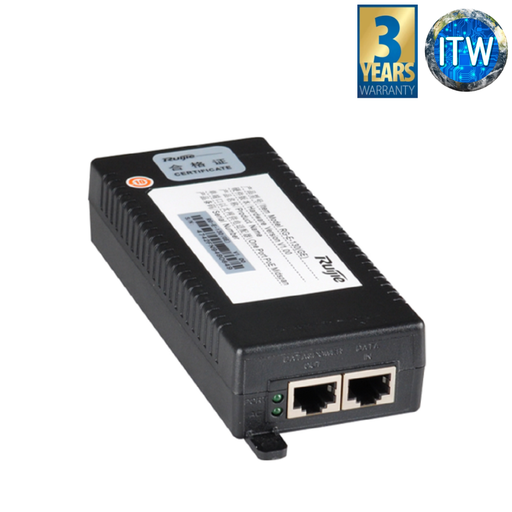 [RG-E-130(GE)] Ruijie Reyee RG-E-130(GE) | Gigabit PoE Injector / 30W / (IEEE 802.3at & af) | itw