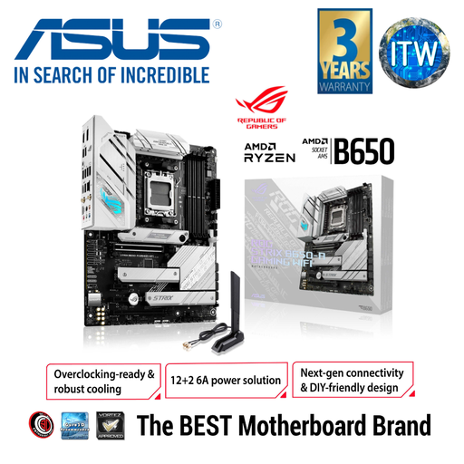 [B650-A] ASUS ROG STRIX B650-A GAMING WiFi ATX AM5 DDR5 Motherboard