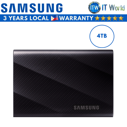 [MU-PG4T0B/WW] Samsung Portable SSD T9 Black USB 3.2 Gen 2x2 - 4TB (MU-PG4T0B/WW)