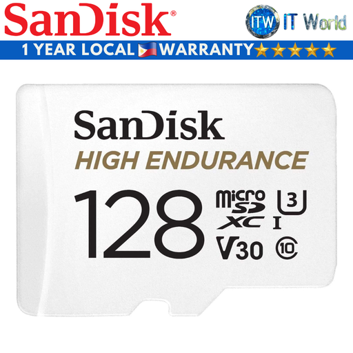 [SDSQQNR-128G-GN6IA] SanDisk SD Card Memory Card High Endurance microSDXC Memory 128GB (SDSQQNR-128G-GN6IA)