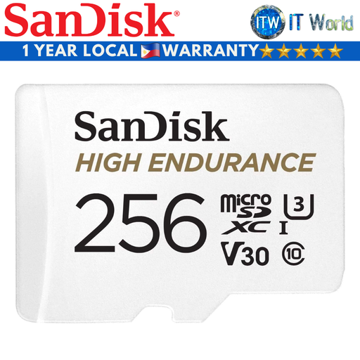 [SDSQQNR-256G-GN6IA] SanDisk SD Card Memory Card High Endurance microSDXC Memory 256GB (SDSQQNR-256G-GN6IA)