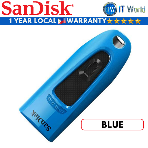[SDCZ48-032G-U46B] SanDisk USB Flash Drive 32GB USB 3.0 Enabled and USB 2.0 Compatible Blue (SDCZ48-032G-U46B)