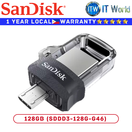 [SDDD3-128G-G46] SanDisk USB Flash Drive Ultra Dual Drive M3.0 128GB (SDDD3-128G-G46)
