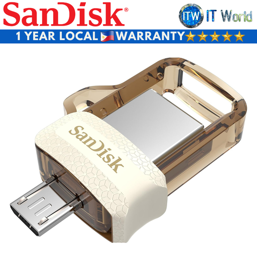 [SDDD3-032G-G46GW] Sandisk USB Flash Drive 32GB Ultra Dual Drive M3.0 Gold Edition (SDDD3-032G-G46GW)